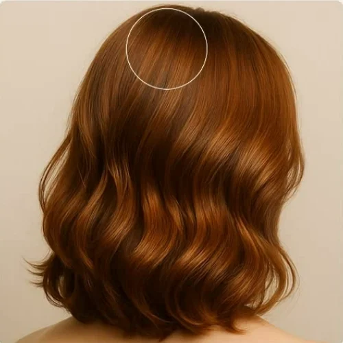 Colorize Photo Online Free Tool demo showing how to color the brown hair to purple.